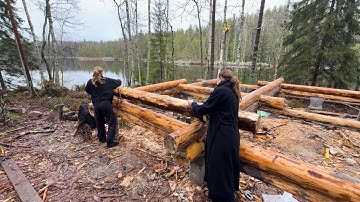 NEW Generator & Big MISTAKE | Building a Log Cabin On Our Island Ep.10