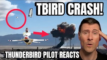 Thunderbird Pilot Reacts to FIERY Thunderbird CRASH!