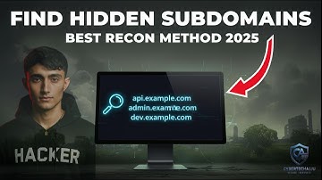 How to Find Hidden Subdomains Like a Pro | Bug Bounty Recon 2025