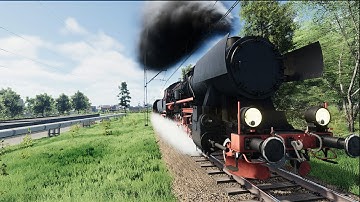 SimRail - The Railway Simulator; Ty2 steam locomotive - in-game tutorial