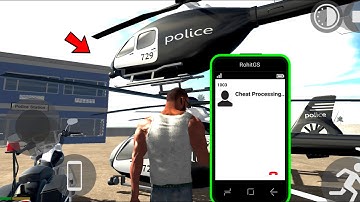 Police Helicopter Cheat code in indian bike driving 3d🔥|indian bike driving 3d new update🤑|Igs gamer