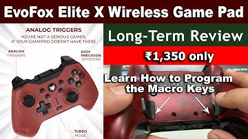EvoFox Elite X Wireless Gamepad Review - Unboxing, Macro Setup & Gameplay! #gamingcontroller