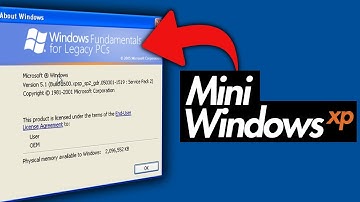 Exploring the OFFICIAL MINI Windows XP!