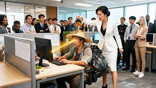 Rich girl mocks scrap man! He earns her firm billions in seconds — now even the CEO begs him to join