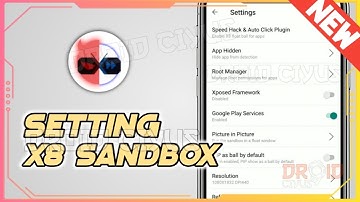 (NEW) CARA SETTING X8 SANDBOX NO LAG DI ANDROID 12 11 10 9 8 7 6 | TUTORIAL X8 SANDBOX TERBARU