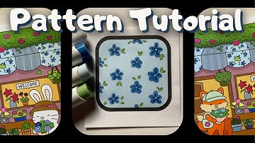 🌺 How To Color: Flower Pattern with Ohuhu Alcohol Markers