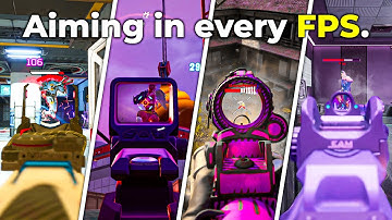Aiming in every FPS.