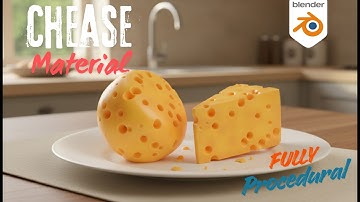 How to Create a Realistic Cheese Material in Blender (Fully Procedural)