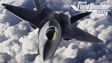 Microsoft Flight Simulator 2024 | Northrop F-23A Black Widow II | Roaring Through The Mach Loop