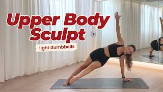 15 Minute Pilates Arm Workout (With Weights) | Express Upper Body Pilates For Strength