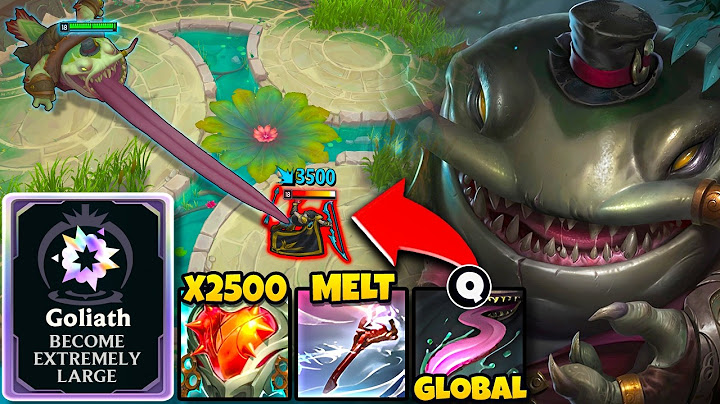 When Tahm Kench gets so big his Q is literally GLOBAL... (BIGGEST TONGUE EVER)