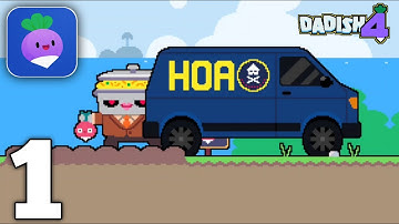 Dadish 4 Gameplay Walkthrough Part 1 (iOS, Android)