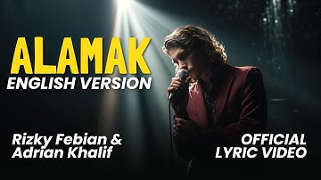 ALAMAK ENGLISH VERSION - RIZKY FEBIAN DAN ADRIAN KHALIF (OFFICIAL LYRYC VIDEO)