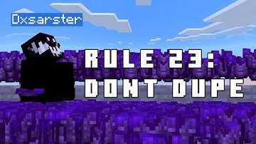 Elke regel in deze Minecraft SMP "volgen"