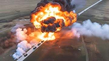 Oekraïense drones vallen Russisch konvooi aan – en toen gebeurde DIT...