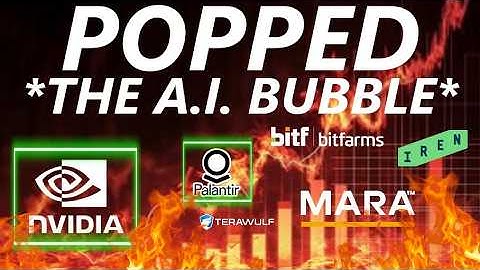 A.I. BUBBLE HAS POPPED (sell now)!