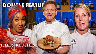 Lettuce Pray These Burgers Aren't Completely Raw | Hell's Kitchen Double Episode