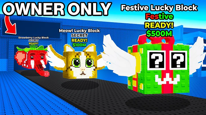 $0 To $100 Trillion With OWNER LUCKY BLOCKS ONLY!