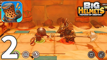 Big Helmets Heroes of Destiny Gameplay Walkthrough Part 2 (iOS, Android)