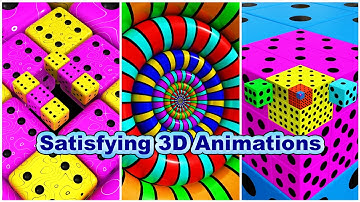 Oddly Satisfying 3D Animations 🌀✨