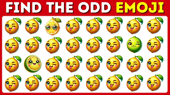 🔥 Can You Find the Odd Emoji Out? 😎 | Emoji Quiz Challenge