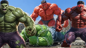 Hulk vs Red Hulk Full Battle on Military Cargo Plane CGI Animation