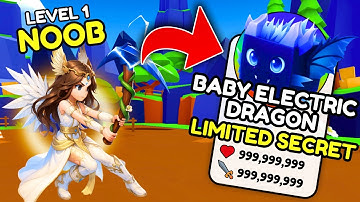 Starting Over As NOOB with MILLION DOLLAR PET In Pickaxe Simulator (Roblox)