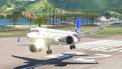 Unbelievable Go Around! SAS A320 Fights Crosswind at SXM Short Runway