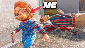 Ik werd 24 uur lang CHUCKY op Warzone Rebirth Island