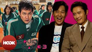 Lee Jung-jae & Lee Byung-hun on which game from Squid Game they'd play to survive @TheHook