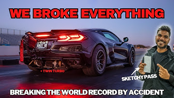 NEW FASTEST C8 CORVETTE WORLD RECORD RESET!!