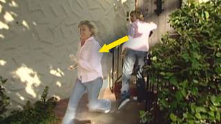 Gwenyth Paltrow and Ellen Go Door to Door