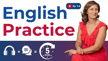 English: 🎧 Slow Listening and 🎤 Speaking Practice | Ep. 1-6 (5 hours)