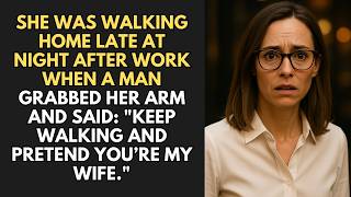 She Was Walking Home Late At Night After Work When A Man Grabbed Her Arm And Said: “keep Walking...