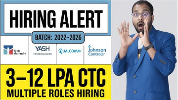 Tech Mahindra, Morningstar New Hiring Announced | HSBC, Zeta, WPP, Zeta Jobs | Register Now