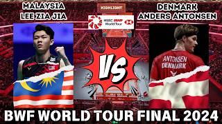 HSBC BWF WORLD TOUR FINAL 2024 | LEE Zii Jia (MAS) vs Anders ANTONSEN (DEN)