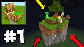 New Craft World Block Crazy 3d Skyblock Multiplayer Survival Walkthrough Part 1