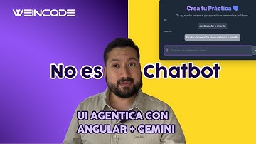 Deja de crear Chatbots: Haz una UI Agéntica (Angular + Gemini)