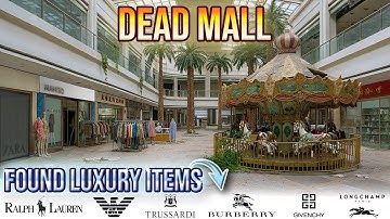 Unbelievable Discoveries Inside a Dead Mall - FOUND LUXURY ITEMS | Armani, Burberry, etc.