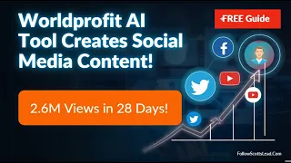 This Worldprofit AI Tool Creates Social Media Content for You! (2.6M Views in 28 Days)